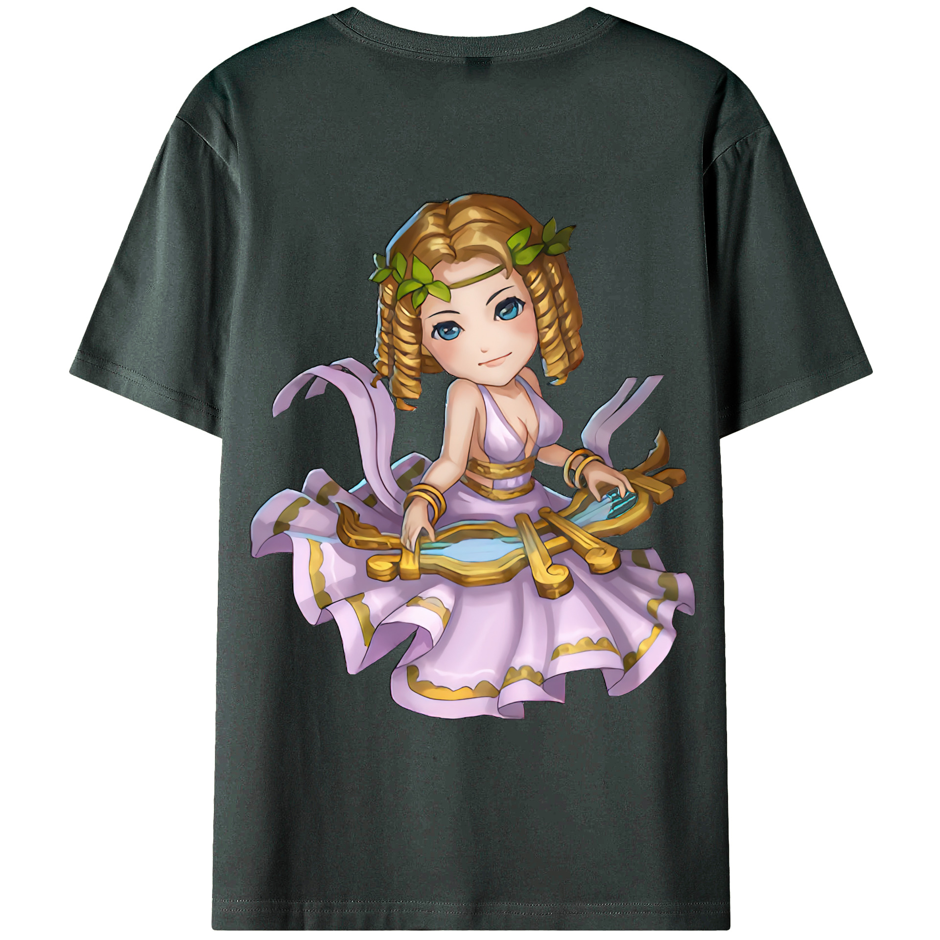 （画像用） リーグ・オブ・レジェンド League of Legends LOL 綿100％ メンズ半袖Tシャツ（バックプリント） 通気性